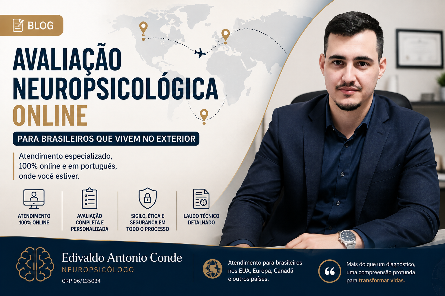Avaliação Neuropsicológica Online para Brasileiros que Vivem no Exterior: Como Funciona e Quando Procurar